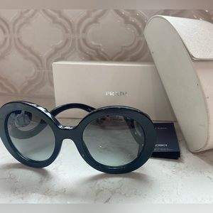 Prada Baroque Black Sunglasses